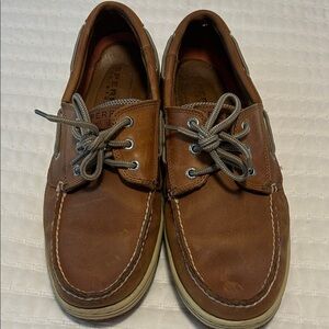 Sperry Men's Tan Leather Boat Shoes